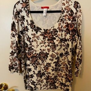 Anne Klein Knit Top, Long Sleeve